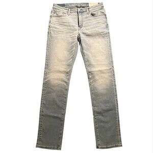 NWT Men’s American Eagle Light Wash Denim Airflex Slim Jeans / 32/34 Blue Breeze